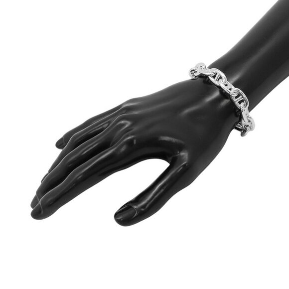 HERMES Chaine d'Ancre Bracelet 14 frames Size MM - Picture 1 of 11